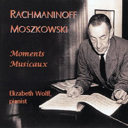 Rachmaninoff CD cover - Moments Musicaux - Elizabeth Wolff